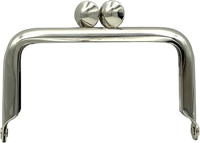 Rectangle Glue-In Kiss-Lock Purse Frame, 3" x 1 3/4" (7.5 x 4.5 cm)