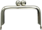 Rectangle Glue-In Kiss-Lock Purse Frame, 3" x 1 3/4" (7.5 x 4.5 cm)