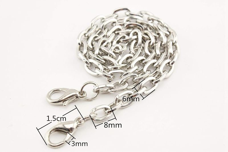 Custom Personalized Bag Purse Anchor Chain Strap Handles Replacement Extender - O-Link Chain