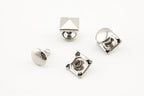 Pyramid Rivet / Double Cap, Purse Rivets Studs Spots for Leather Bag Making Clothing Shoes - Pyramid Stud Backs, Solid…