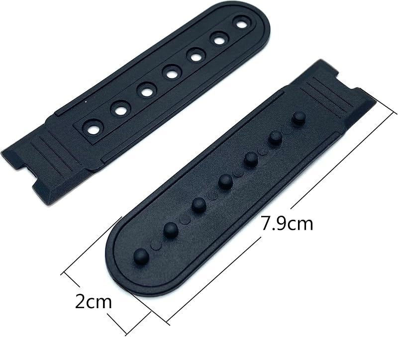 Plastic Snapback Strap with 7 Holes Hats Caps Replacement Fasteners Buckle Extender Repair