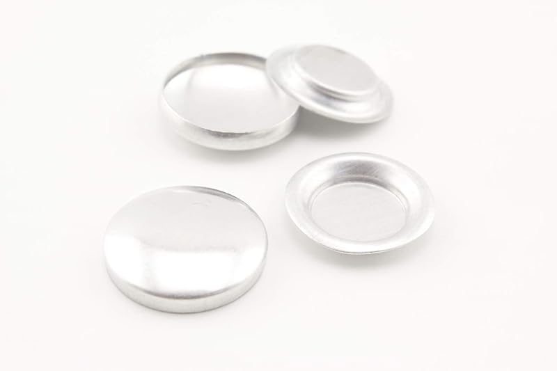Buttons to Cover Aluminium Fabric Self Cover Button Kit with Flat Back Wholesale Size 20 Diameter
