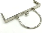 Rectangle Sew-In Kiss-Lock Purse Frame, 8 1/4" x 2 5/8" (21 x 6.5 cm)
