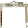 Rectangle Sew-In Kiss-Lock Purse Frame, 3" x 2 3/8" (7.5 x 6 cm)