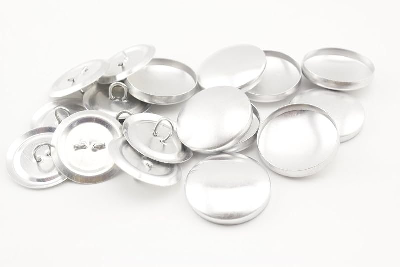 Size 45 Cover Buttons, Buttons to Cover,Self Cover Buttons with Wire Eye Wire Back and Assembly Tools,Wholesale