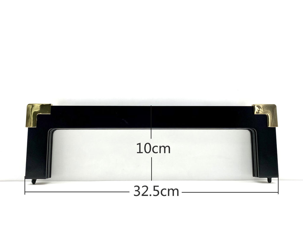 Rectangle Wood Purse Frame with Metal Corners, 12.5" (32.5 cm)