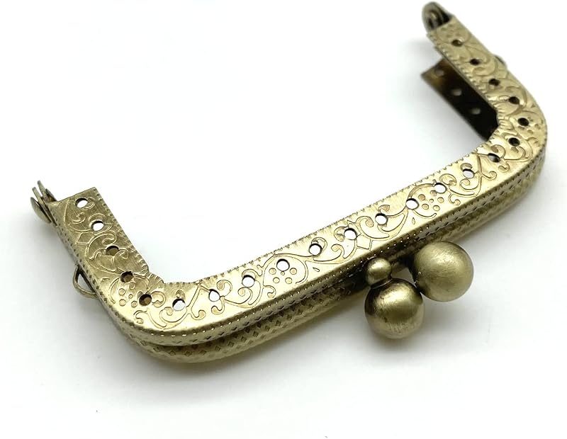 Rectangle Sew-In Kiss-Lock Purse Frame, 7 x 4 cm