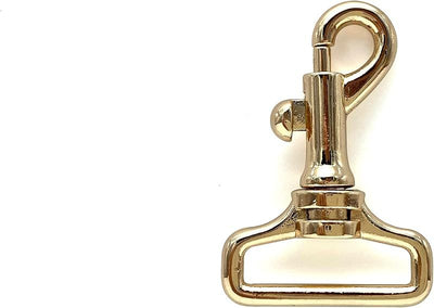 Bolt Snap Hook, Trapezoid Eye (1") - Gold