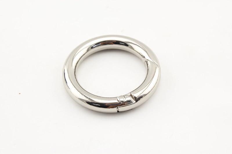 Spring Gate O Ring / zinc alloying Round Snap Clip Trigger Make for Key Handbag Purse Shoulder Strap