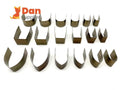 18 shapes leather strap belt end edging cutter punch