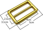 Swivel Snap Hook with Slider and Rectangle Ring Set
