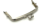 Arch Glue-In Kiss-Lock Purse Frame, 4 3/4" x 2 3/16" (12 x 5.5 cm)