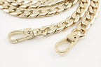 Custom Personalized Bag Purse Cuban Chain Strap Handles Replacement Extender - NK Curb Chain