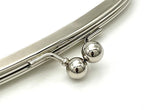 Arch Glue-In Kiss-Lock Purse Frame, 4 3/4" x 2 3/16" (12 x 5.5 cm)
