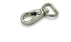 Push-Gate Swivel Snap Hook, Round Eye (3/4", 4.4cm)