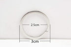 Round Split Key Ring