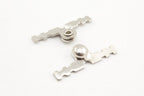 V-Shape Plug-In Box Purse Hinges, 30mm (10 pcs)