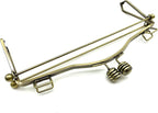 Large Sew-In Kiss-Lock Purse Frame with Handle