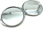 Round Compact Mirror Blank with Polished Metal Lid