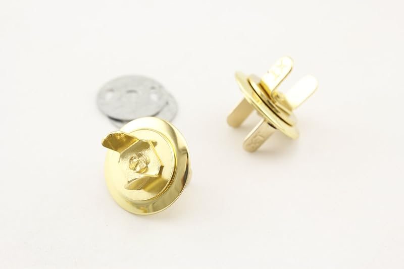 Thin Round Magnetic Snaps Bag Button Purse Leather Closures for Sewing Purse Bag Clutch Wallet
