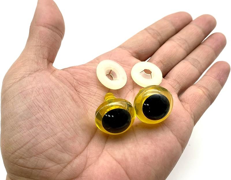 Plastic Safety Eyes with washers for Amigurumi Puppet Animal Crochet Stuffed Eyes Crafts