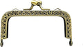 Rectangle Sew-In Kiss-Lock Purse Frame, 3 3/8" x 1 3/4" (8.5 x 4.5 cm)