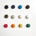 Baseball Cap Button 9/16" (14 mm) top Hat Button Repair kit with Tools Replacement (12 Color + Tools)