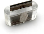 Flat Oblong Oval Leather Belt Hole Punch, Clear-Base Cutter