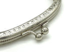 Arch Sew-In Kiss-Lock Purse Frame, 5" x 2" (12.5 x 5 cm)