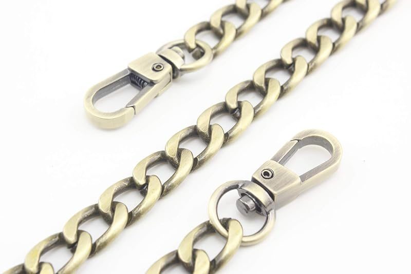 Custom Personalized Bag Purse Cuban Chain Strap Handles Replacement Extender - NK Curb Chain