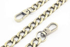 Custom Personalized Bag Purse Cuban Chain Strap Handles Replacement Extender - NK Curb Chain