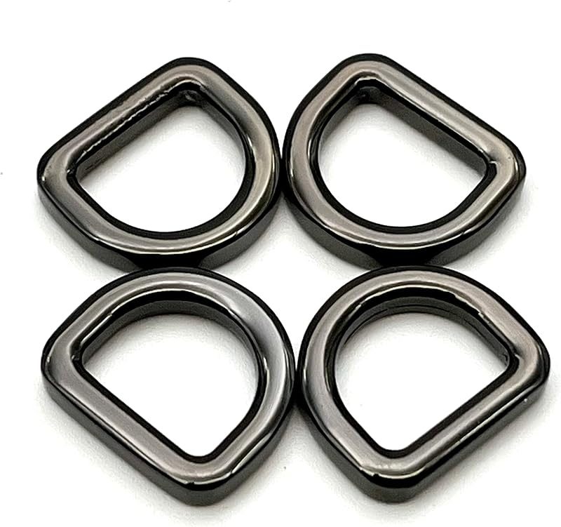 Zinc alloying D Shape Rings Semi-Circular D ring buckles / for webbing straps bags purse belt Dog Collars hardware…