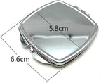 Rounded-Square Compact Mirror Blank (6.6cm)