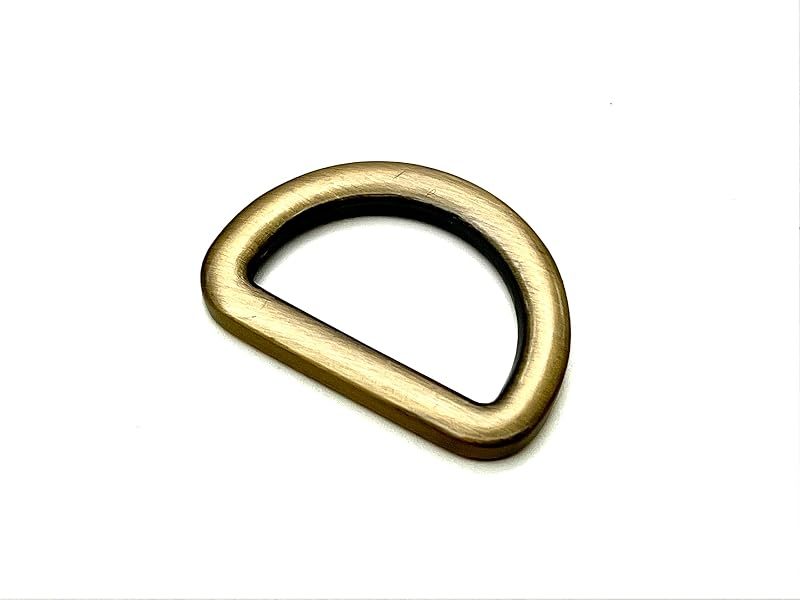 Zinc Alloy D-Rings, 3/4" (19 mm)