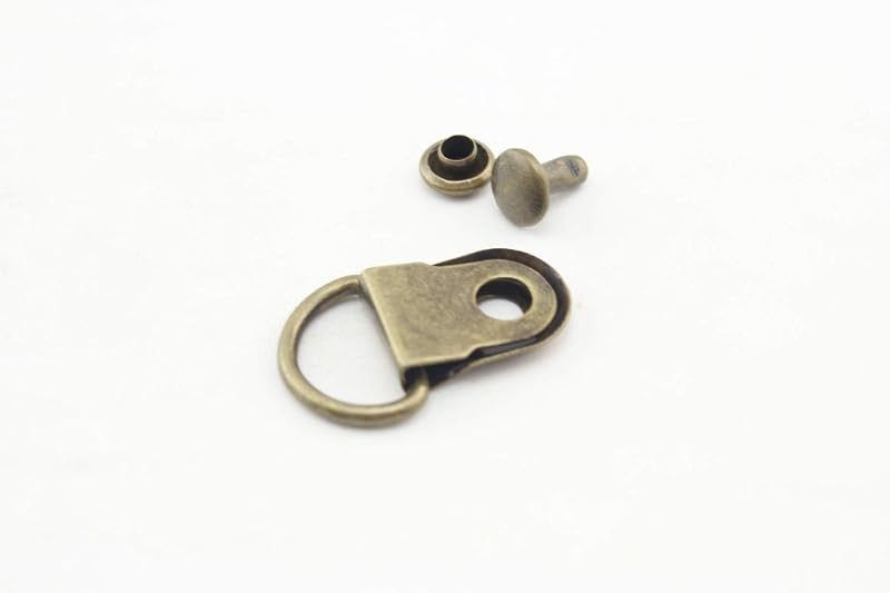 Rivet-On D-Loop Strap Anchor Clip (20mm)