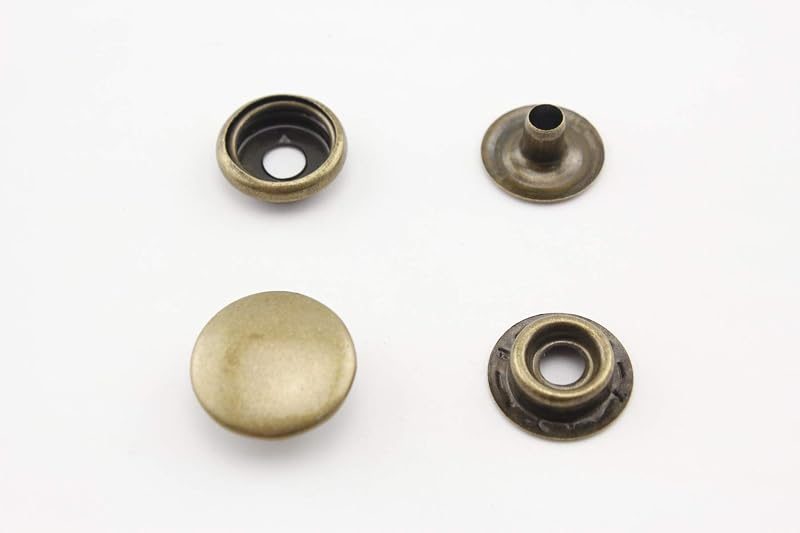 Iron snap Fastener Buttons Washable Press Stud for Sewing Leather Craft Clothing - Sew-On Snap Button