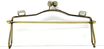 Large Sew-In Kiss-Lock Purse Frame with Handle - 10 1/2" x 4 3/4" (26.5 cm x 12 cm)