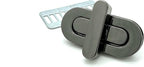Oval Twist Turn Lock Clasp Purse Closure Lock Zinc alloying for Purse Bag Wallet Clutch Making