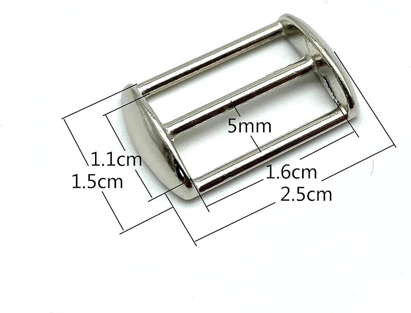 Zinc alloying baseball Cap hat strap adjuster slider buckle hardware supply repair accessories nickel