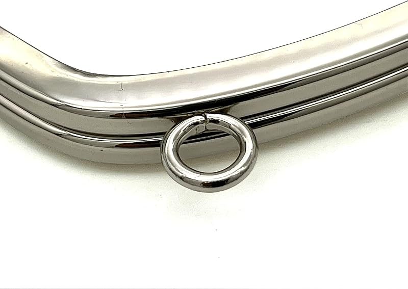 Arch Glue-In Kiss-Lock Purse Frame, 5 3/4" x 2 5/8" (14.5 x 6.5 cm)