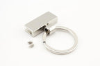 Rectangle Key Fob Hardware with Split Ring
