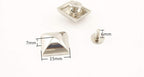 Pyramid Head Studs Rivets / Iron High Cup Decorative for Punk Leather Purse Bag Clothing Shoes - Dome Screw Rivet