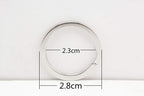 Round Split Key Ring