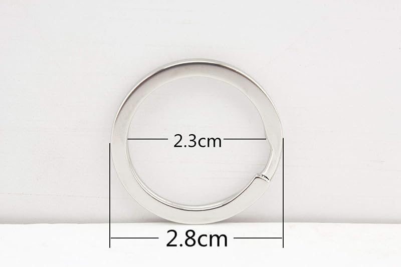 Round Split Key Ring