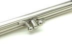 Rectangle Double-Pocket Glue-In Kiss-Lock Purse Frame, 7 3/4" x 2 3/4" (19.5 x 7 cm)