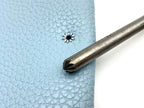Hollow Tube Rivet Eyelet Rivet Punch Setter Handy Tool for Cut Leather Rubber Paper Fabric Soft Material