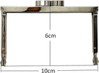 Rectangle Glue-In Kiss-Lock Purse Frame, 4" x 2 3/8" (10 x 6 cm)