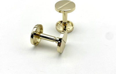 Zinc Alloy Round Chicago Binding Screw Rivets Concho Screw Button Nail Rivet for DIY Leather Decoration Bookbinding - Wheel Screw Rivet