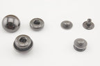 Solid Brass Dome-Top Snap Fastener Button Caps