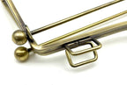 Large Sew-In Kiss-Lock Purse Frame with Handle